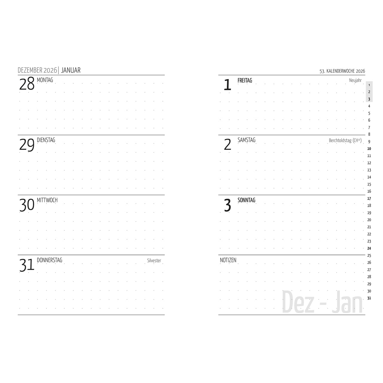 Tage voller Licht 2027 - Terminkalender