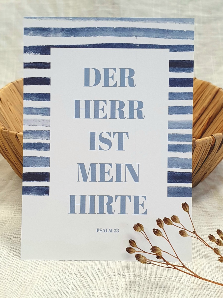 Postkarten 20 Stück - Der Herr ist mein Hirte (Mängelexemplar)