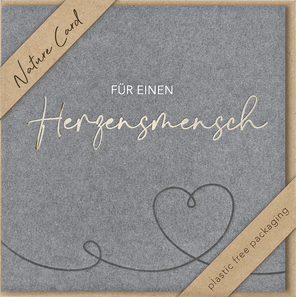 Faltkarte 'Für einen Herzensmensch'