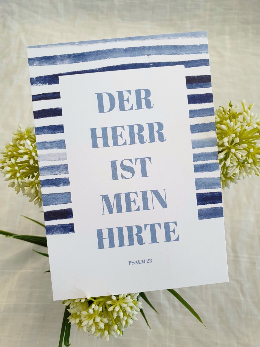 Postkarten 20 Stück - Der Herr ist mein Hirte (Mängelexemplar)