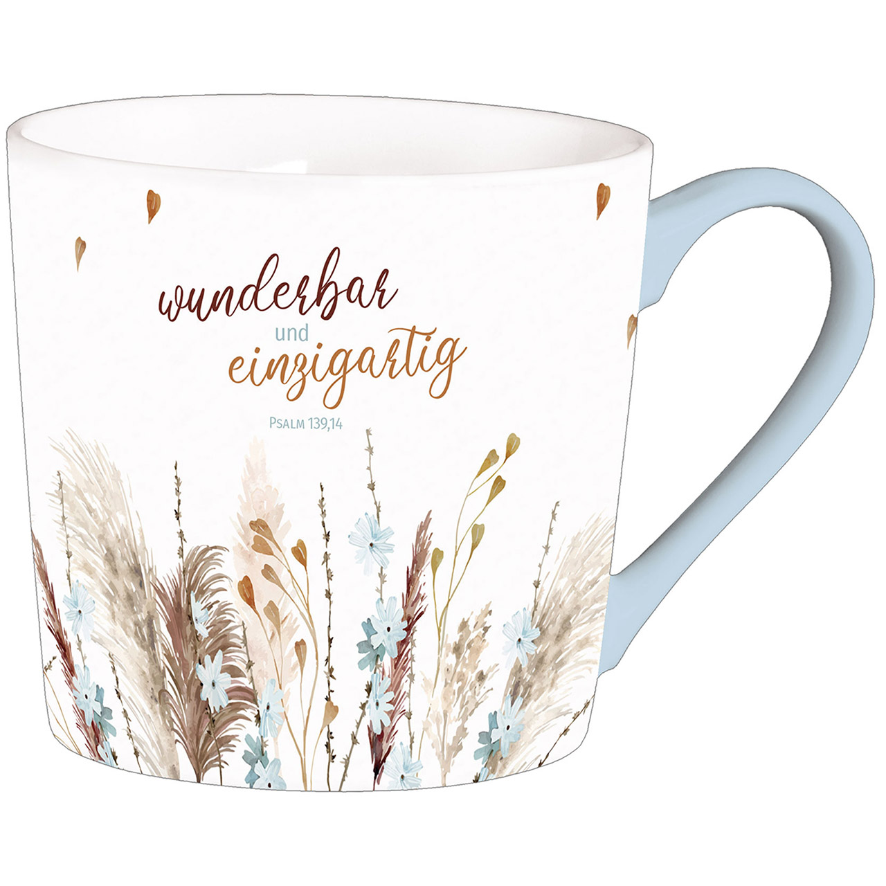 Tasse 'wunderbar und einzigartig'