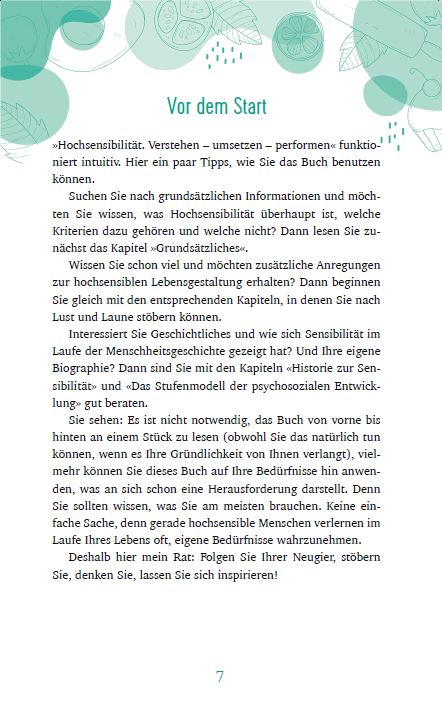 Hochsensibilität.