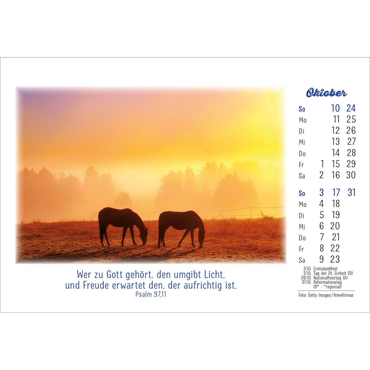 Die Freude geht mit uns 2027 - Aufstellkalender