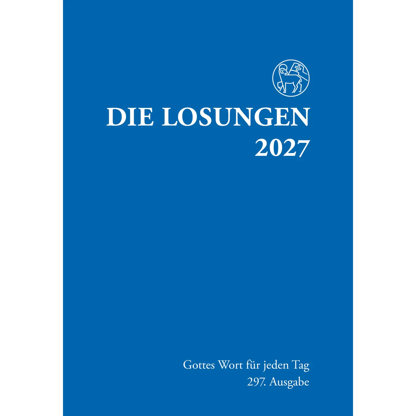 Losungen 2027 - Normalausgabe, dunkelblau