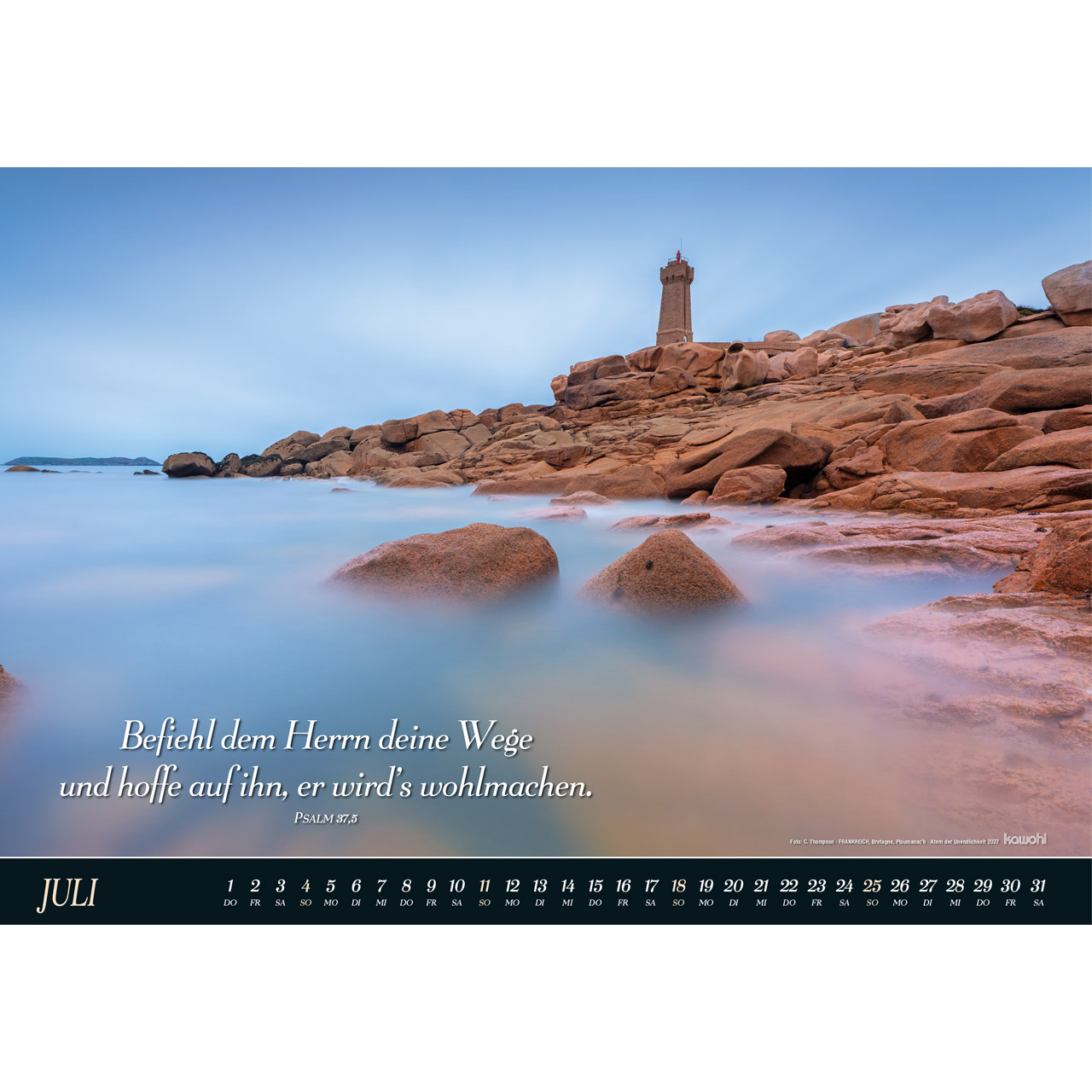 Atem der Unendlichkeit 2027 - Wandkalender Panorama