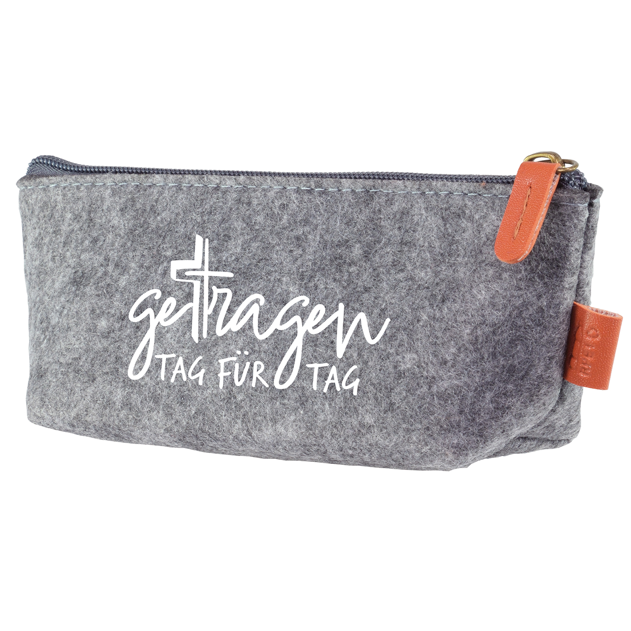Filz-Etui - getragen Tag für Tag