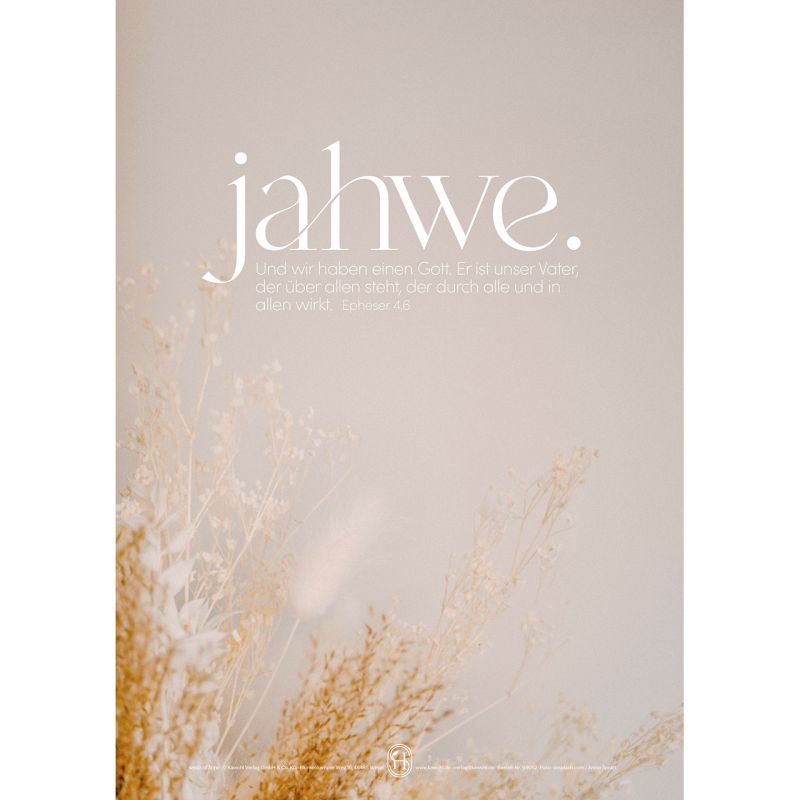 ruach. yeshua. jahwe. - Poster 3er Set A3