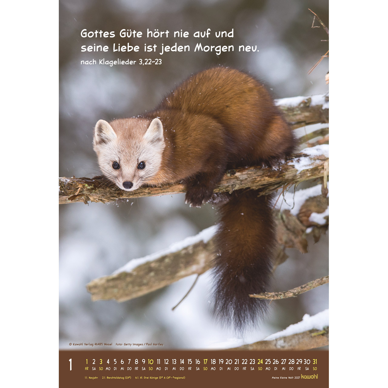 Meine kleine Welt 2027 - Wandkalender