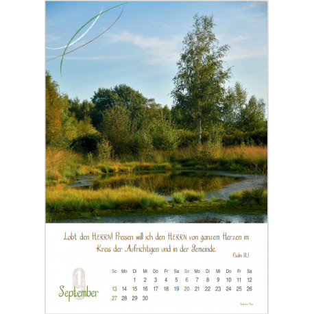 Natur 2026 - Wandkalender