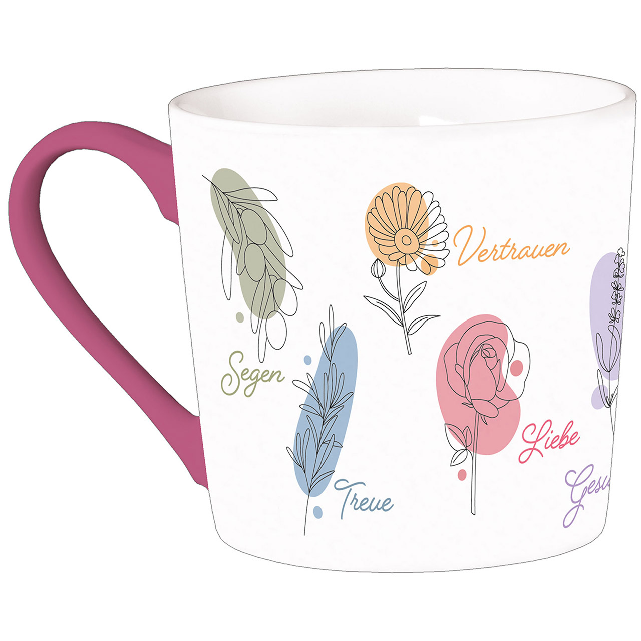 Tasse 'Segen - Treue - Vertrauen - Liebe - Gesundheit'