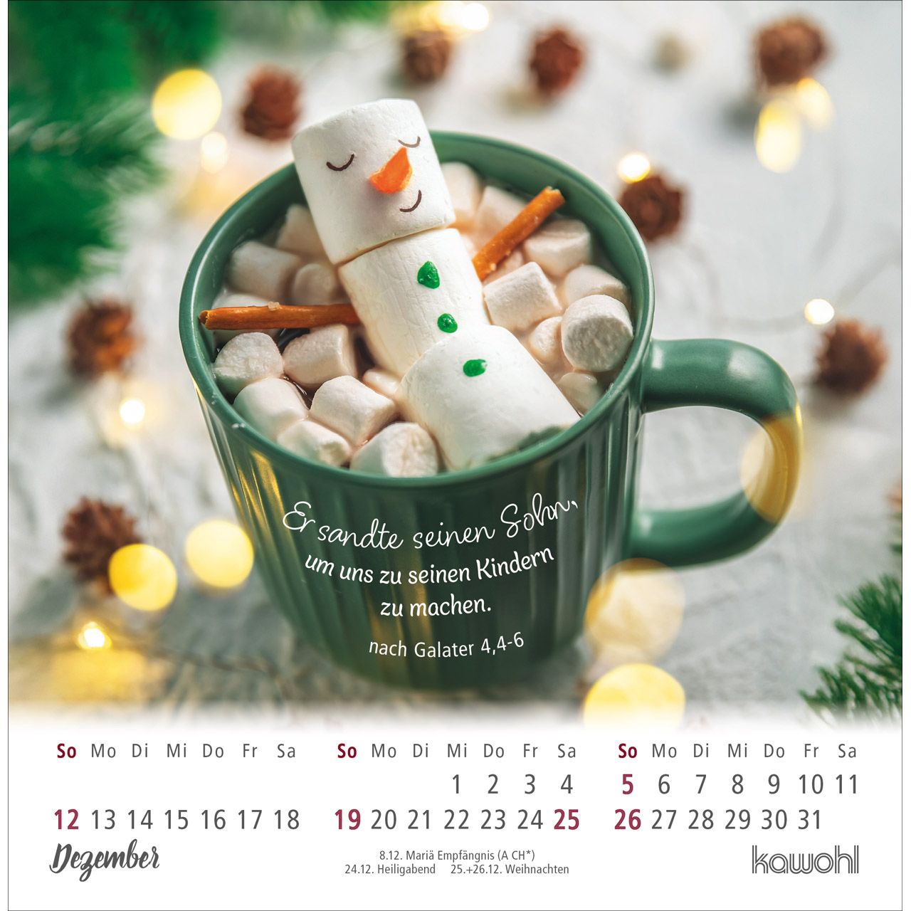 Ankommen & leben 2027 - Postkartenkalender