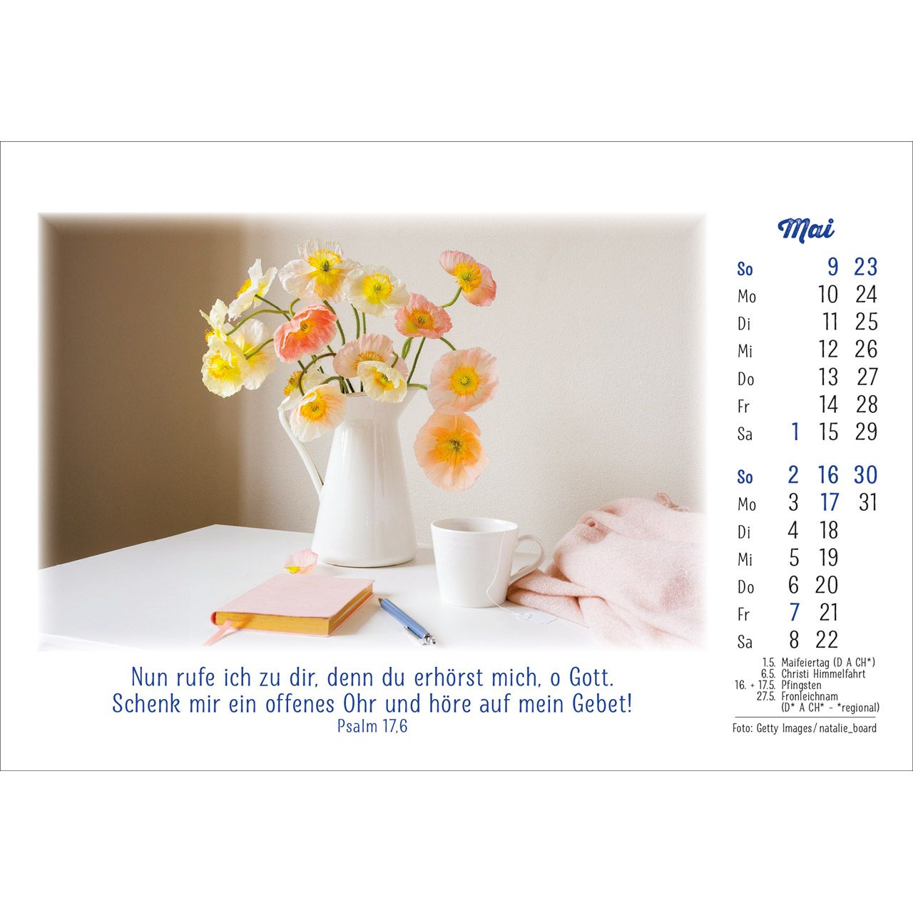 Die Freude geht mit uns 2027 - Aufstellkalender
