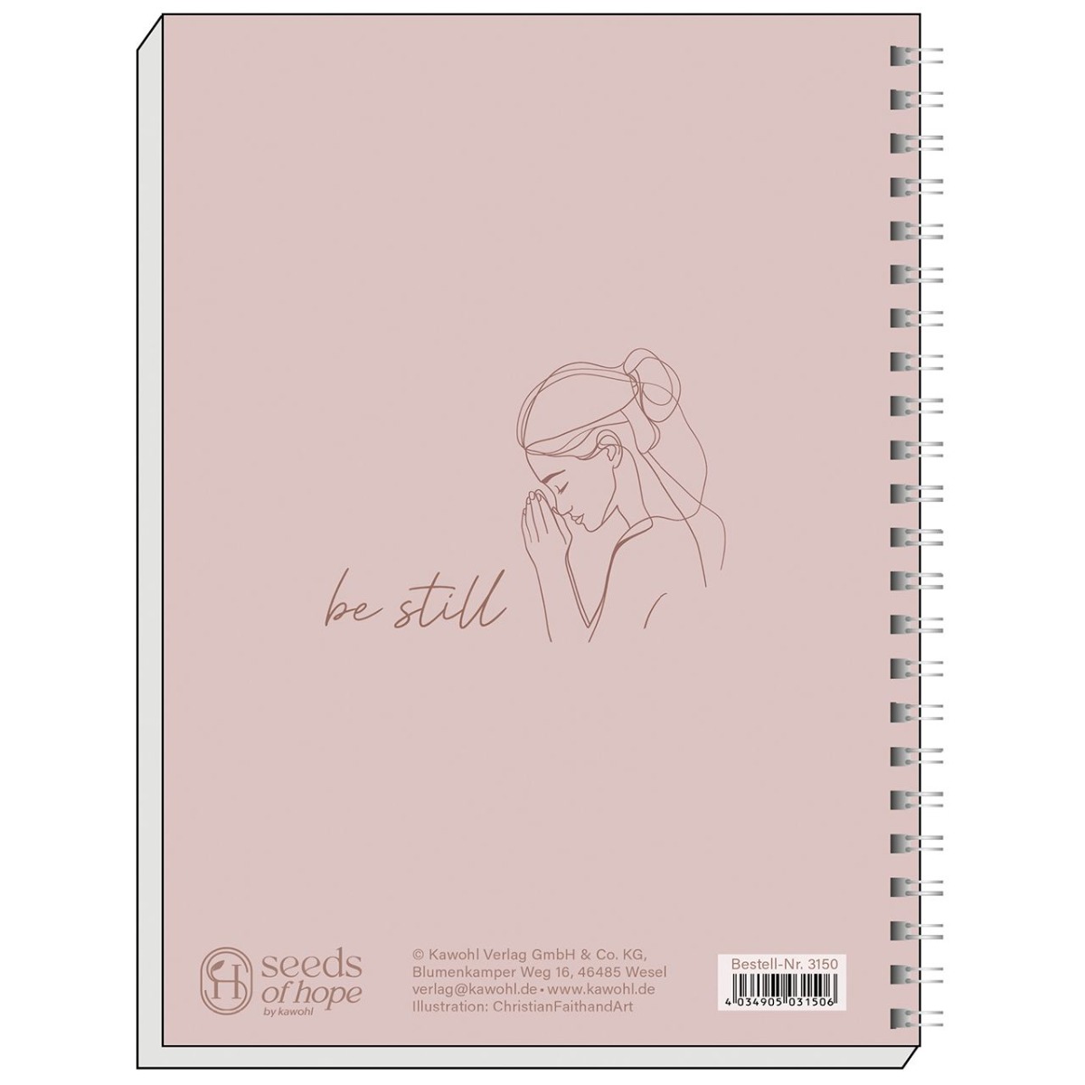Be still an know that I am god - Notizbuch A5