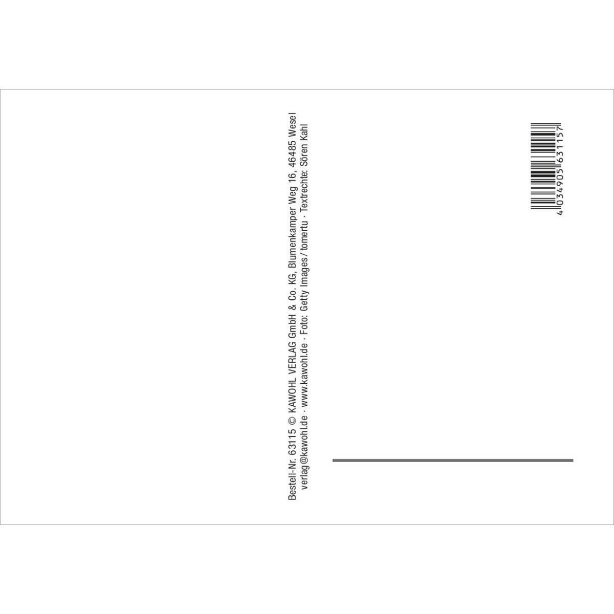 Postkarte 4 Ex.- Du bist und bleibst ein echtes Glückskind