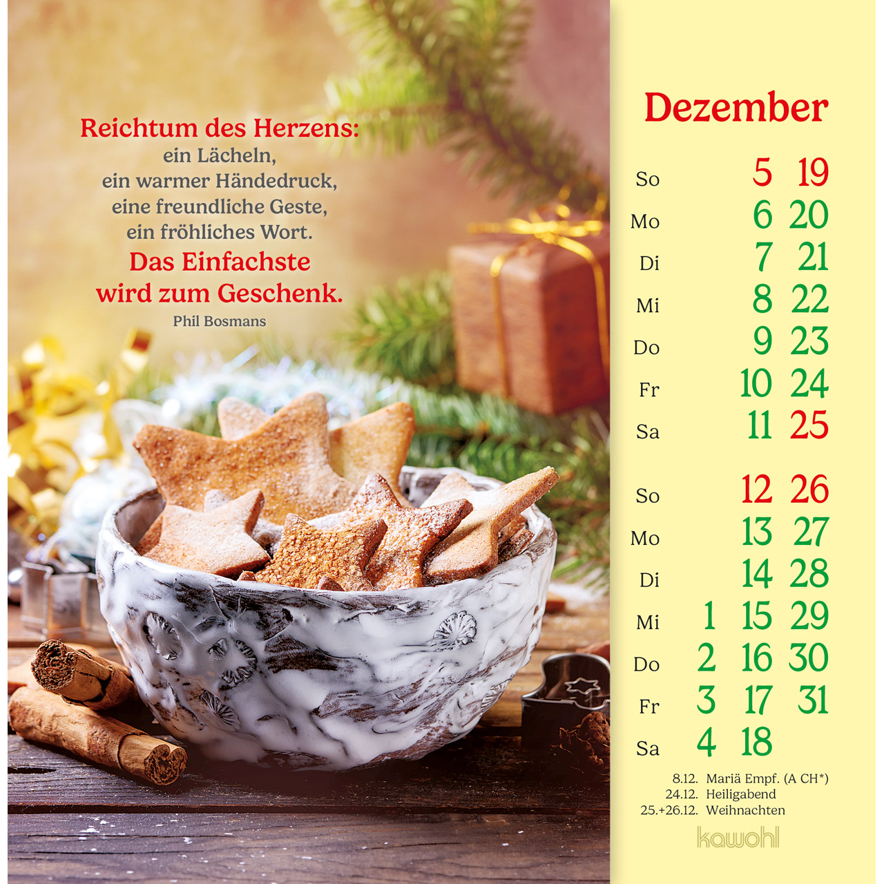 Phil Bosmans 2027 -  Postkartenkalender