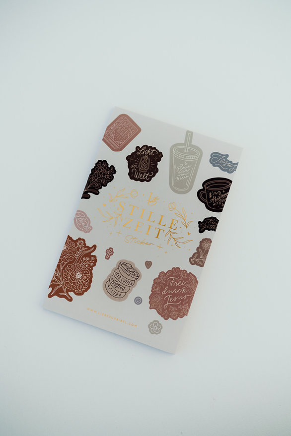 LIEBEZURBIBEL - Stille Zeit Stickerblock