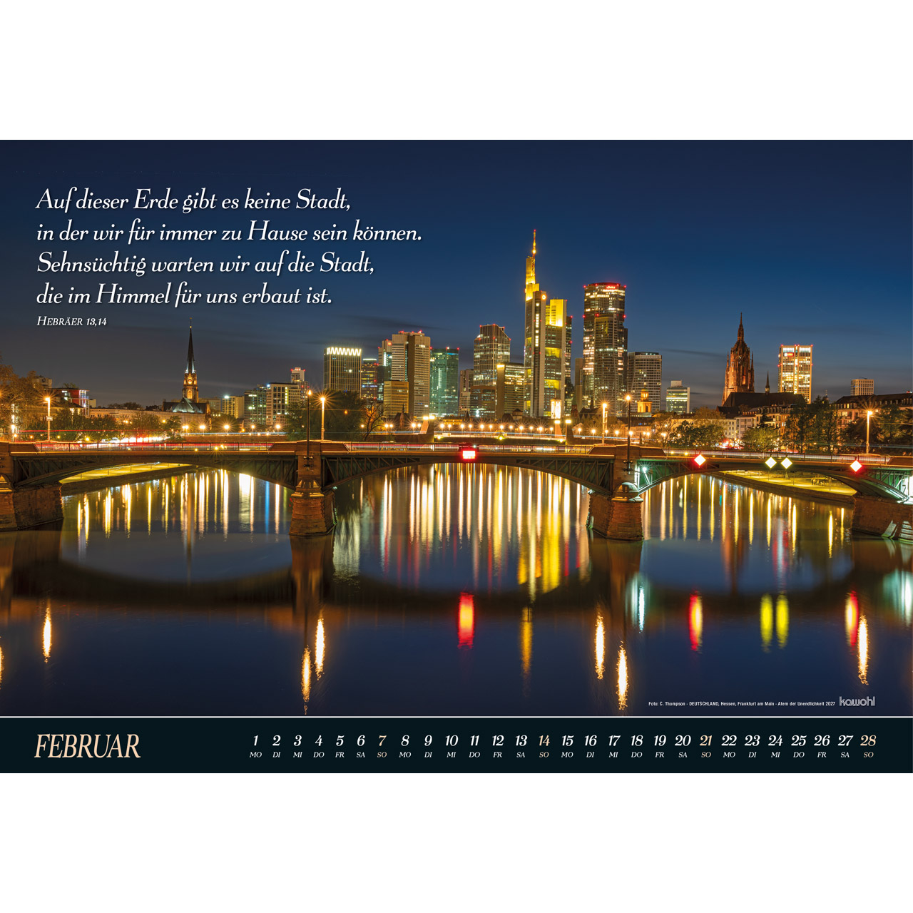 Atem der Unendlichkeit 2027 - Wandkalender Panorama