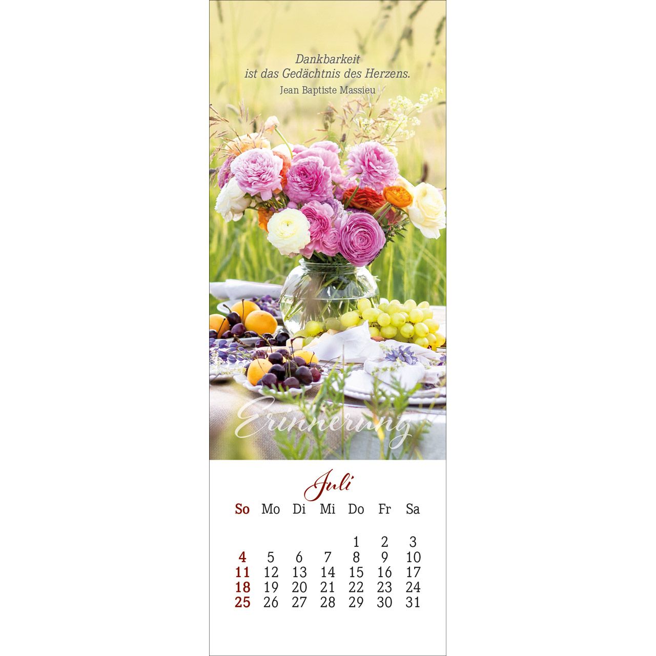 Den Augenblick genießen 2027 - Lesezeichen-Kalender