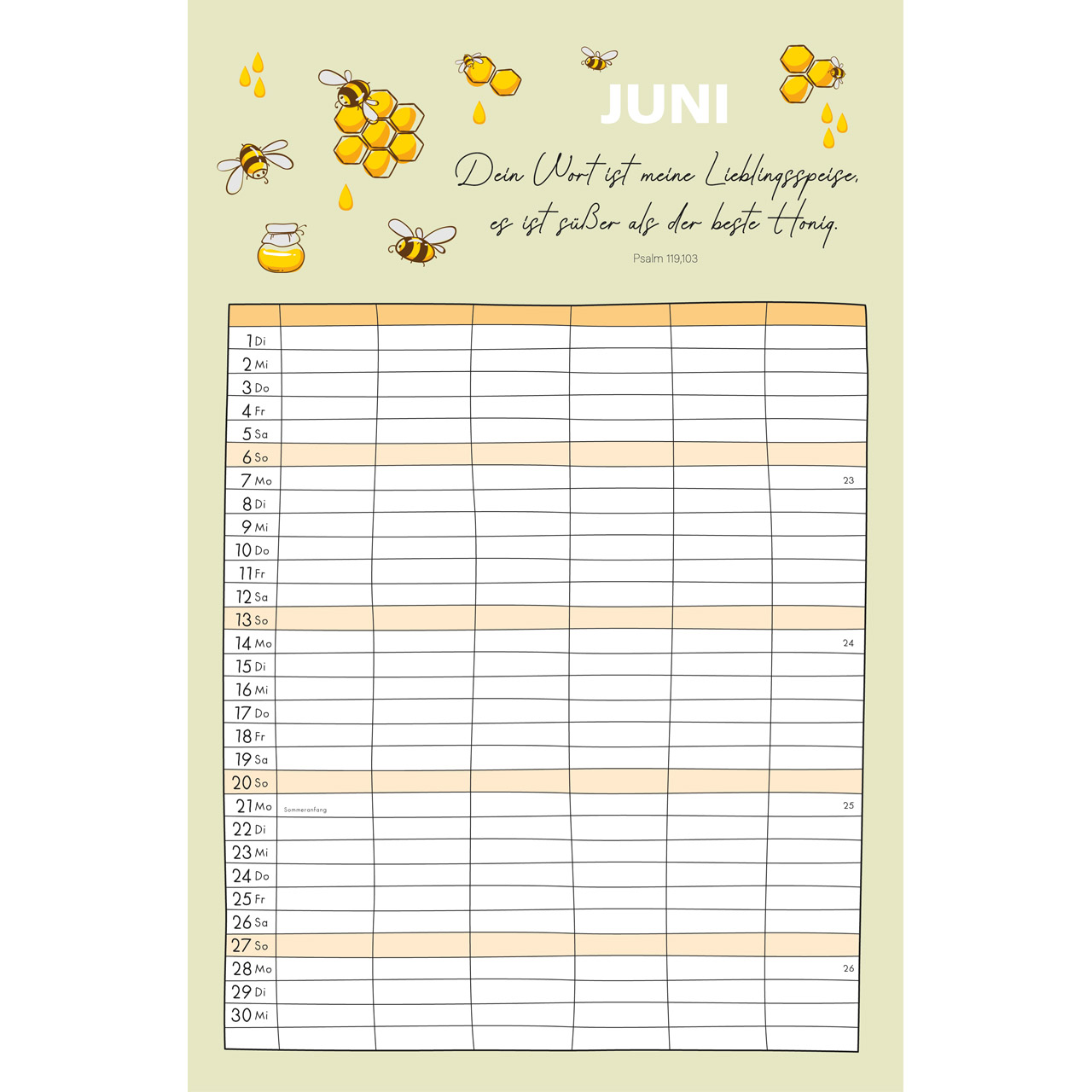 Familienplaner 2027 - Wandkalender