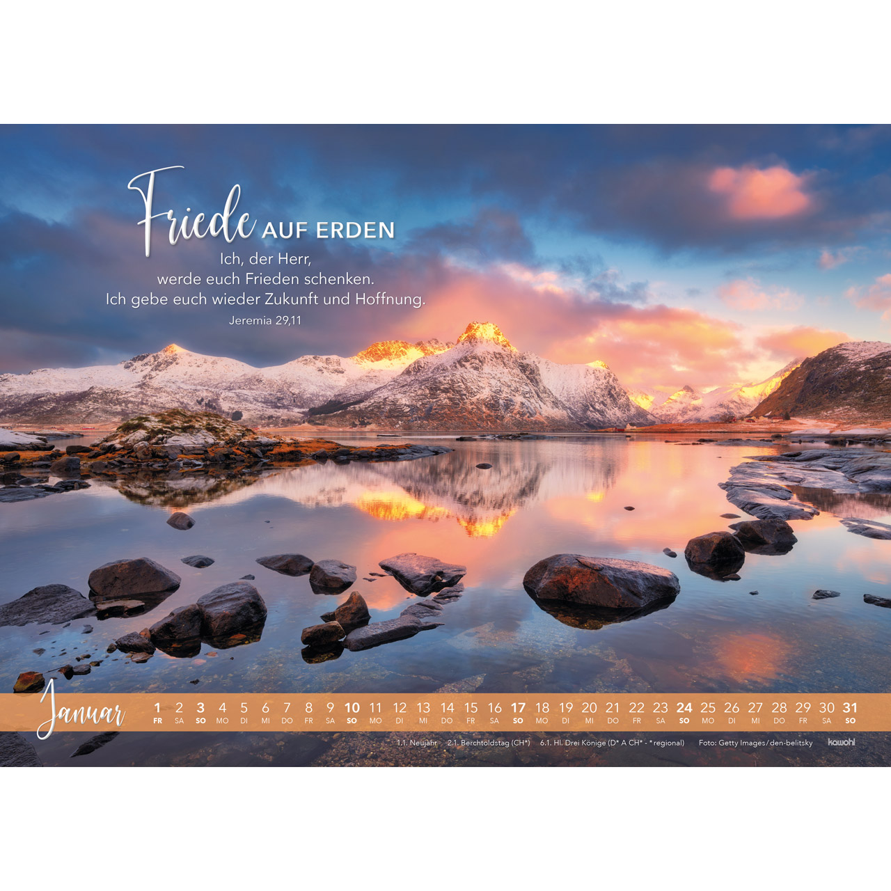 Die Liebe bleibt 2027 - Wandkalender