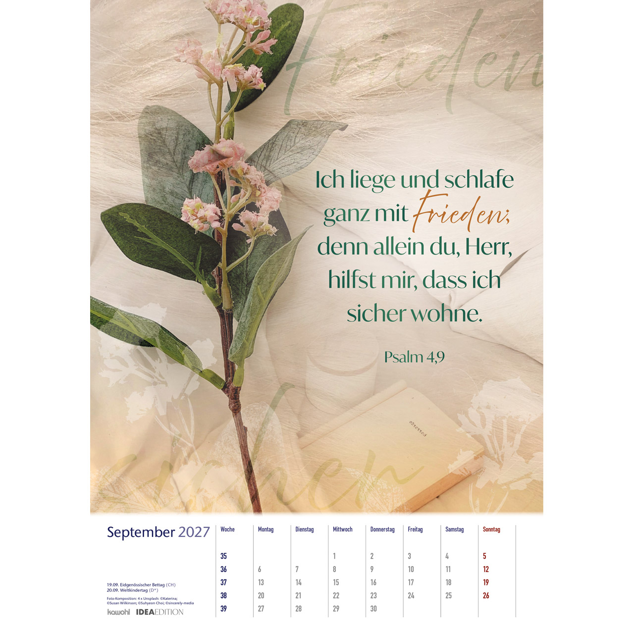 Auf seinem Weg 2027 - Wandkalender IDEA Edition