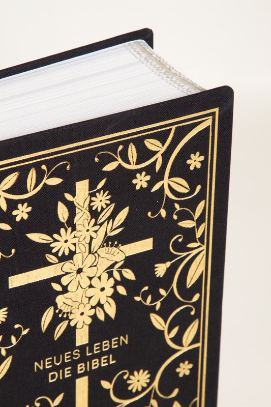 Neues Leben. Die Bibel - Gold/Tintenschwarz