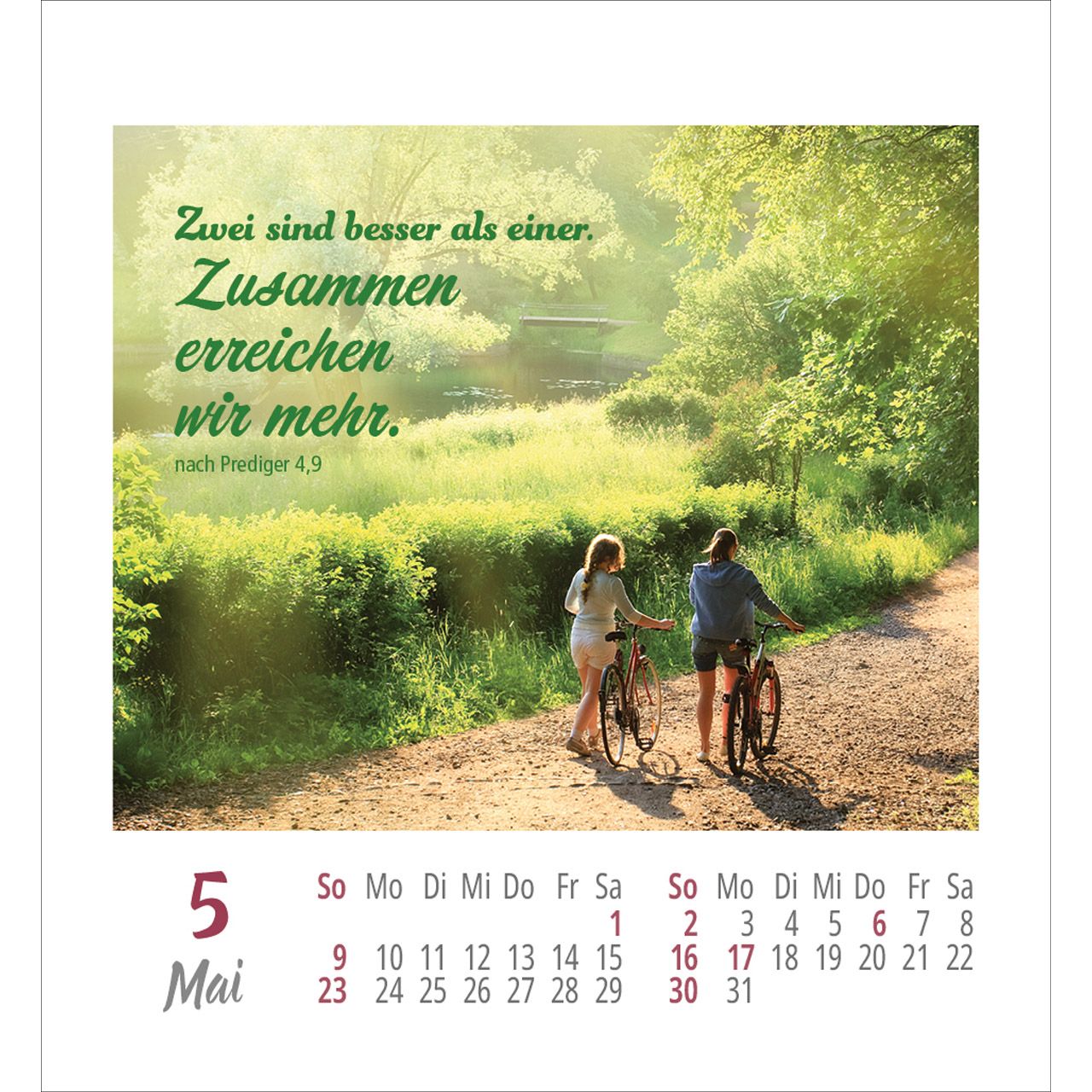 Frei sein & leben 2027 - Aufkleber-Kalender