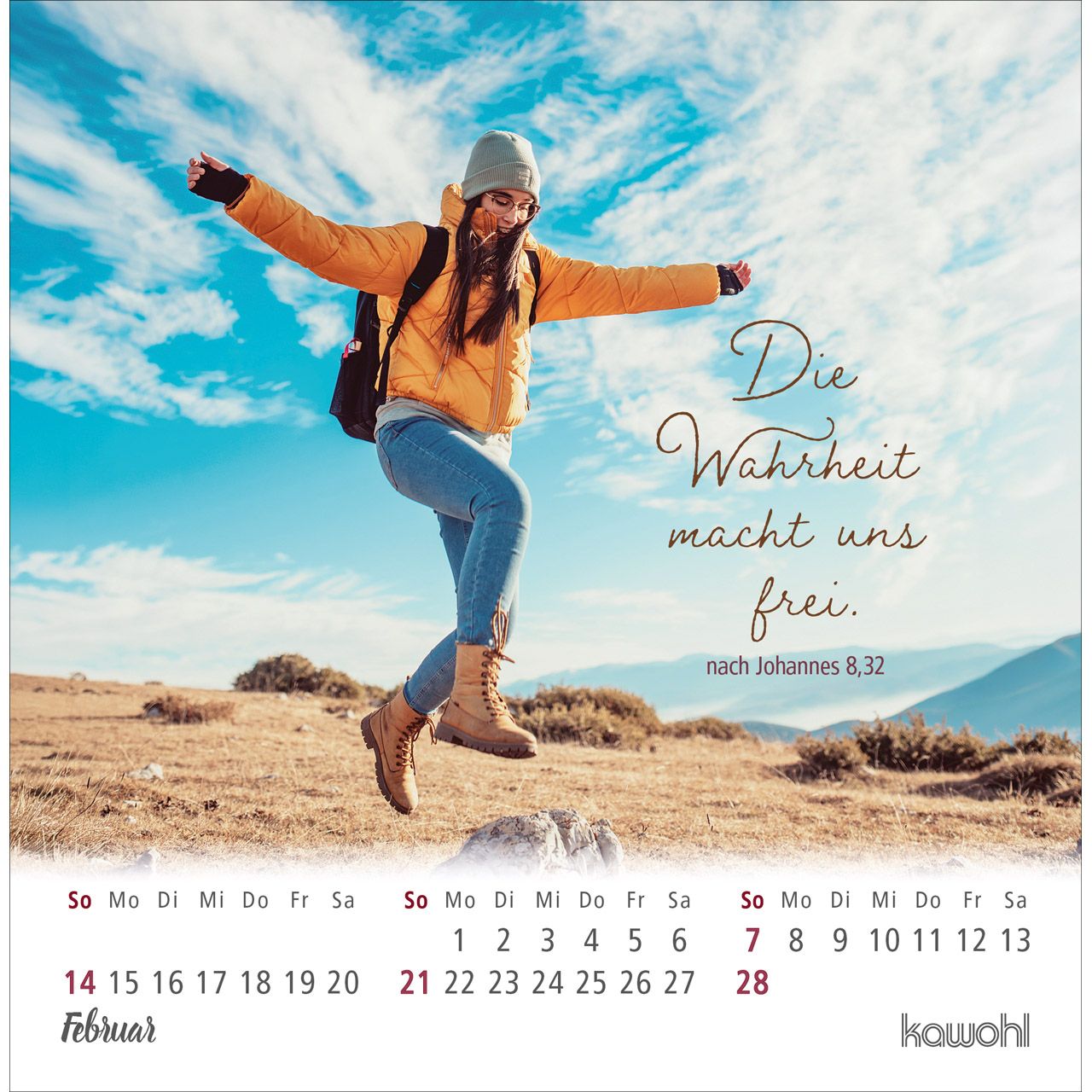 Ankommen & leben 2027 - Postkartenkalender