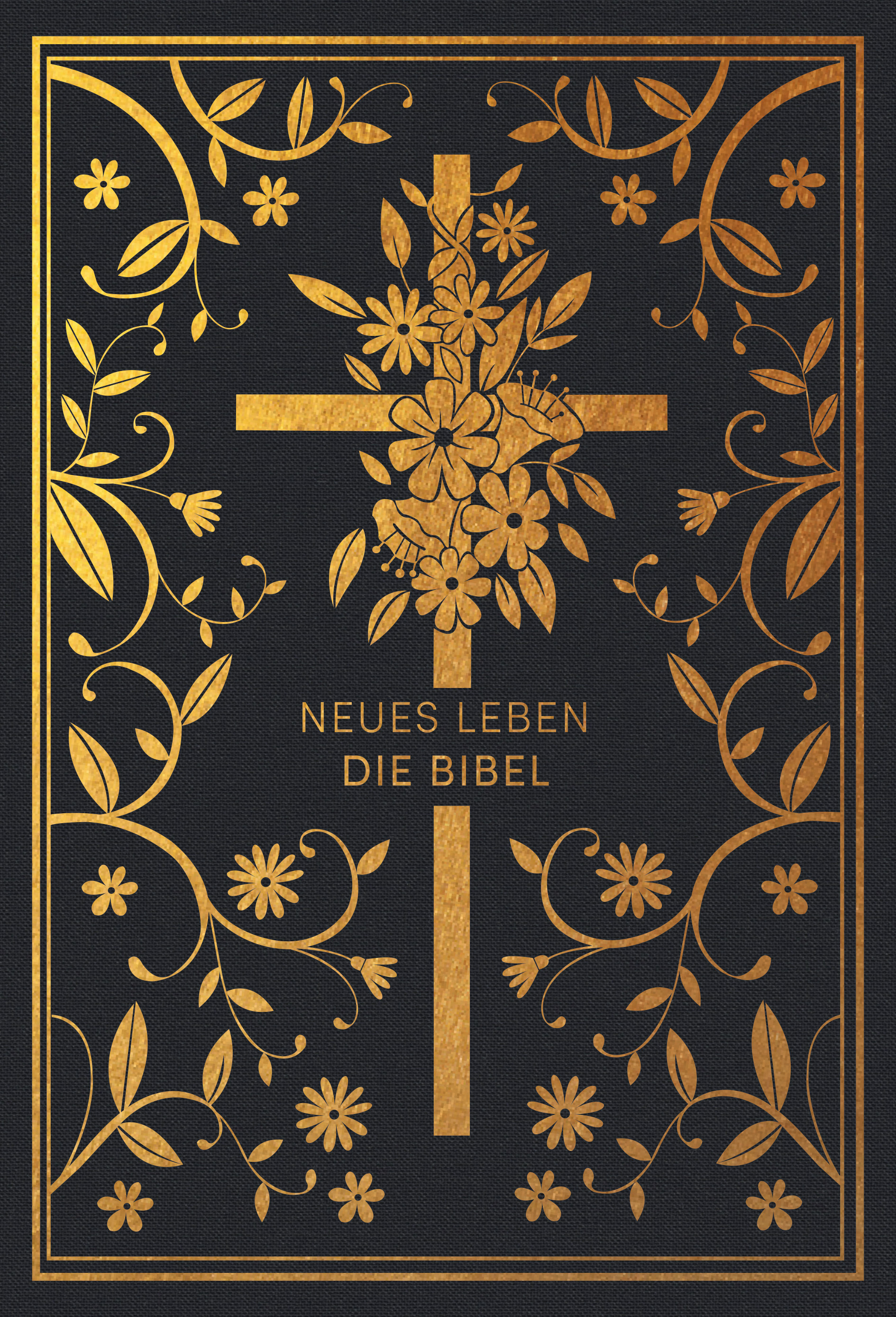Neues Leben. Die Bibel - Gold/Tintenschwarz