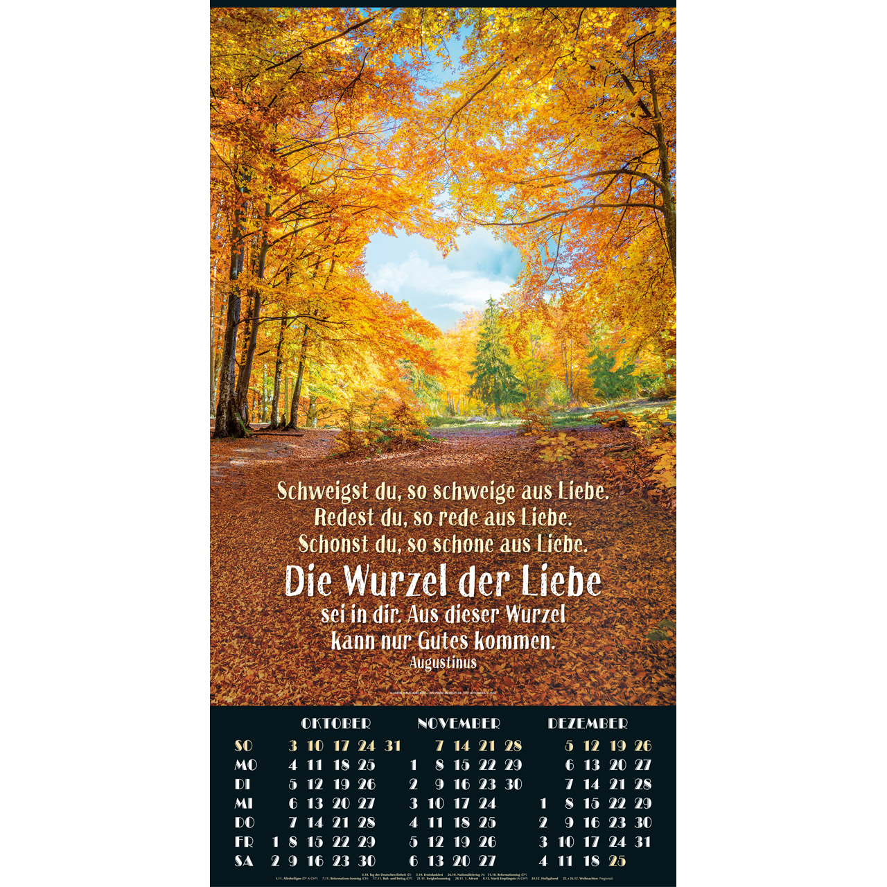 Foto-Poster-Kalender 2027 - XXL Posterkalender
