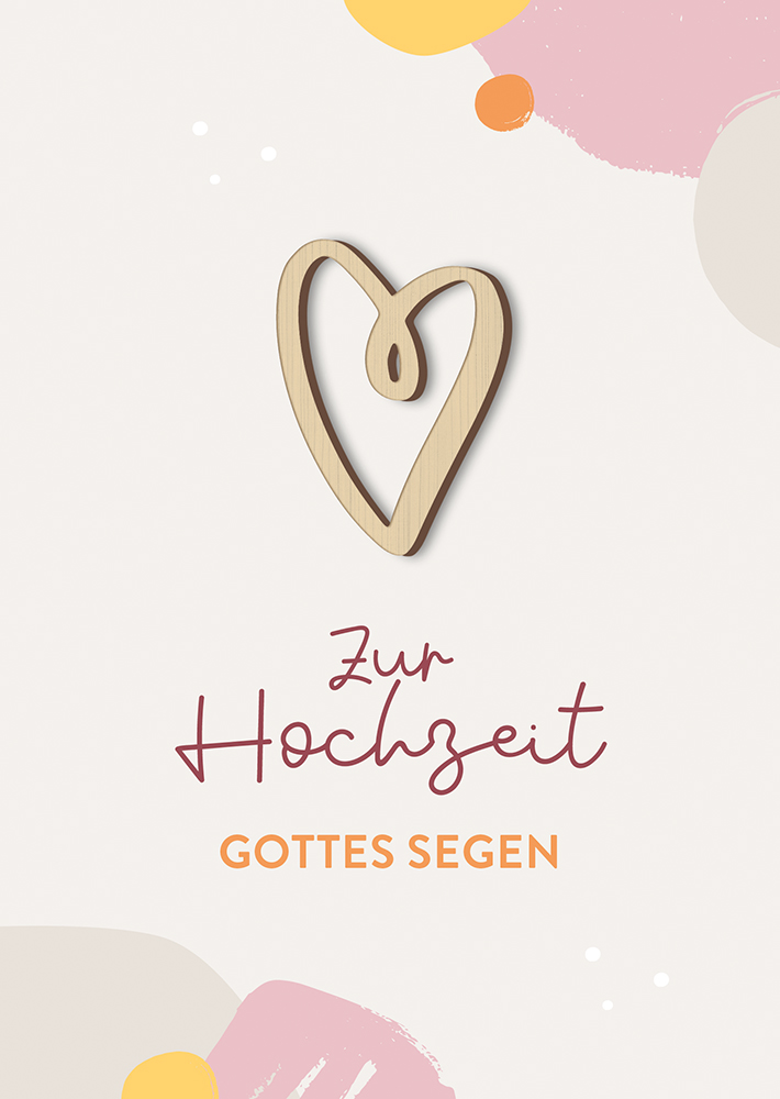 Faltkarte Zur Hochzeit Gottes Segen