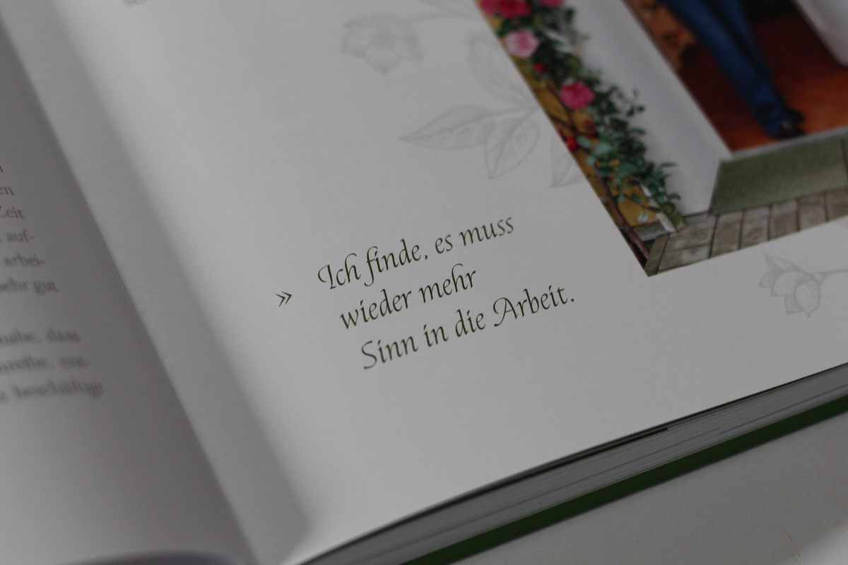 Mit Herz und Hingabe arbeiten