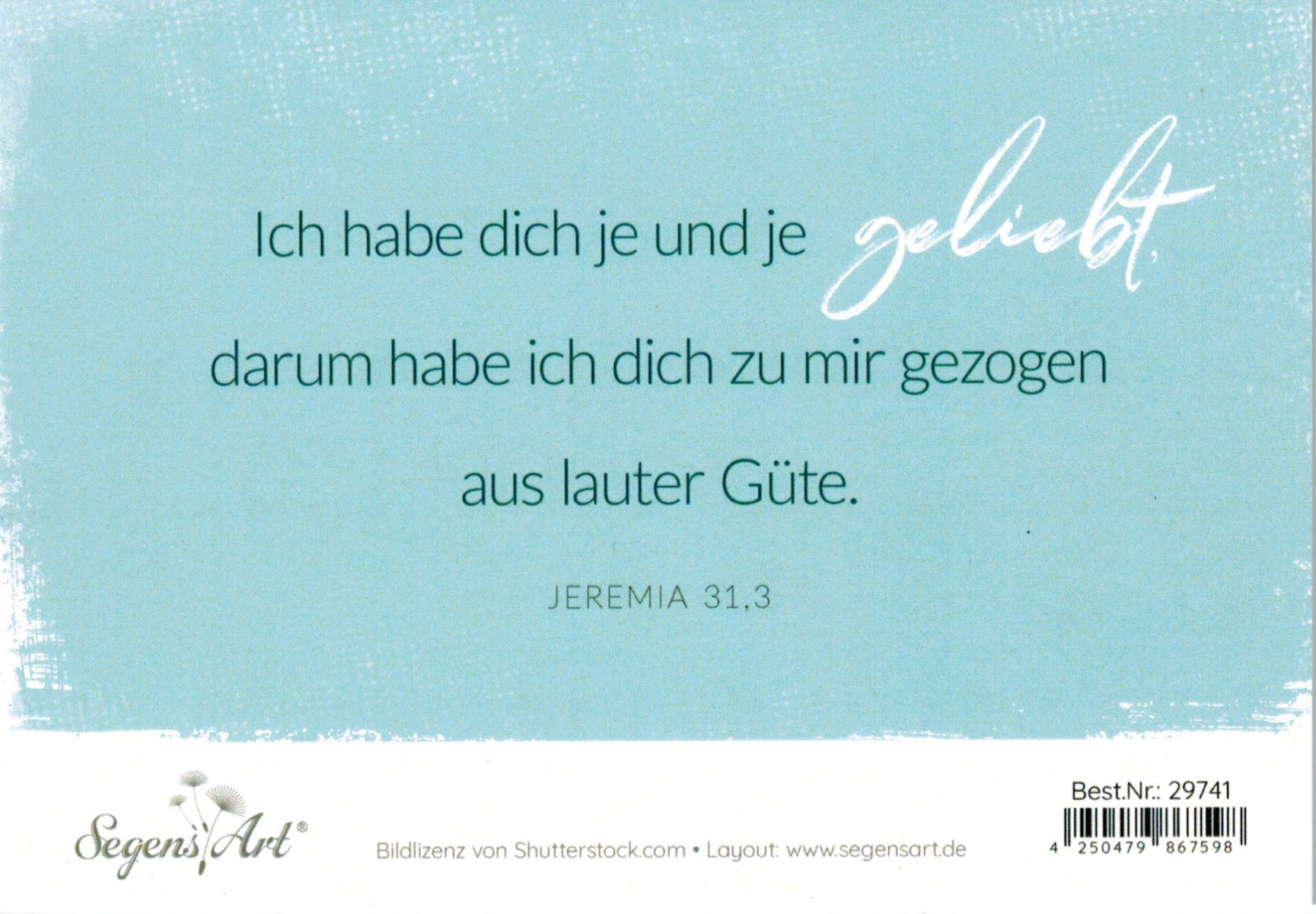 Faltkarte: Biblischer Unterricht