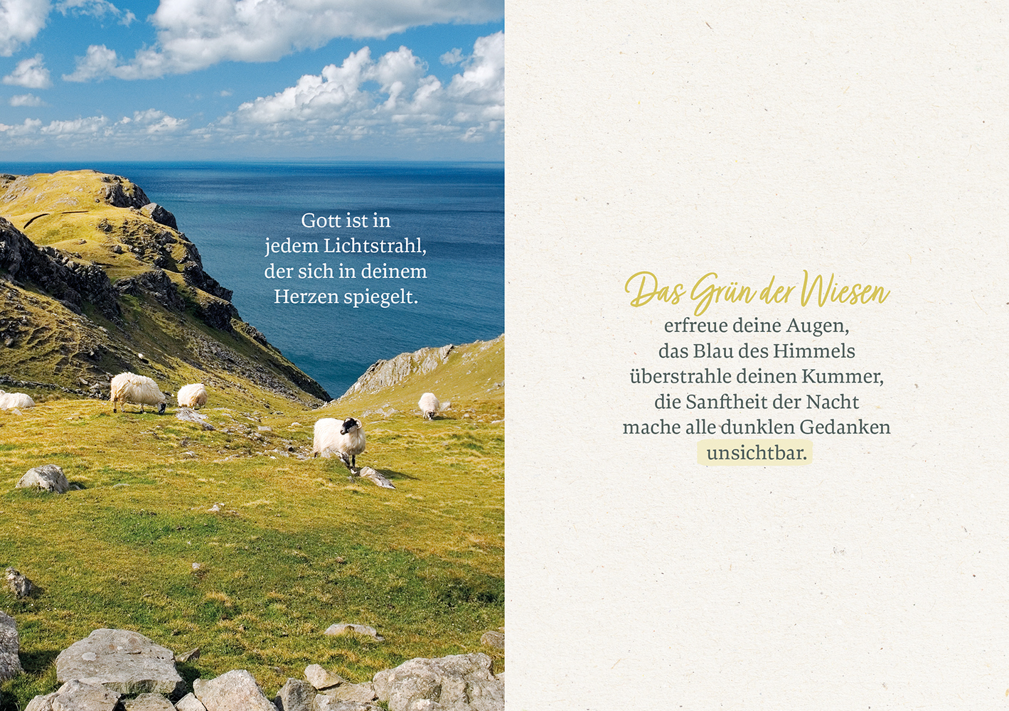 Gott segne den Weg, auf dem du gehst