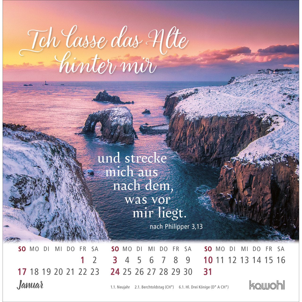 Ankommen & leben 2027 - Postkartenkalender