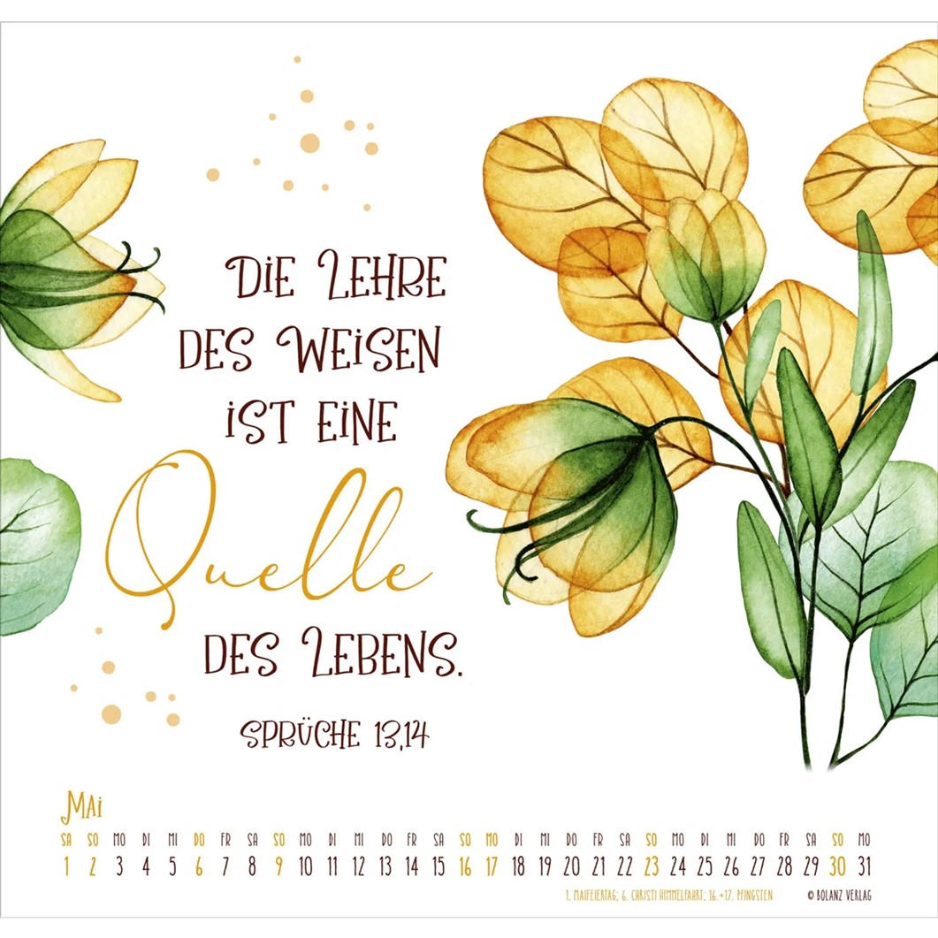 Getragen durch alle Zeiten 2027 - Postkartenkalender