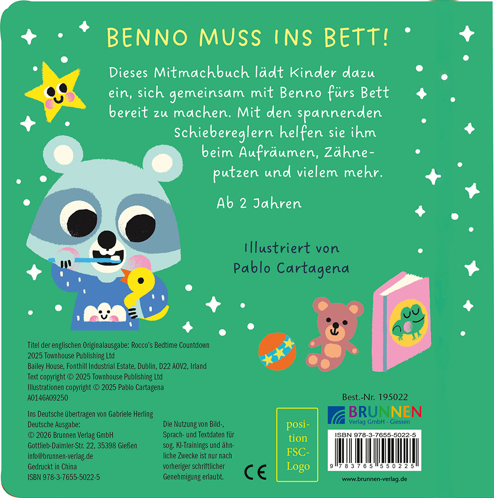 Benno, Zeit fürs Bett!