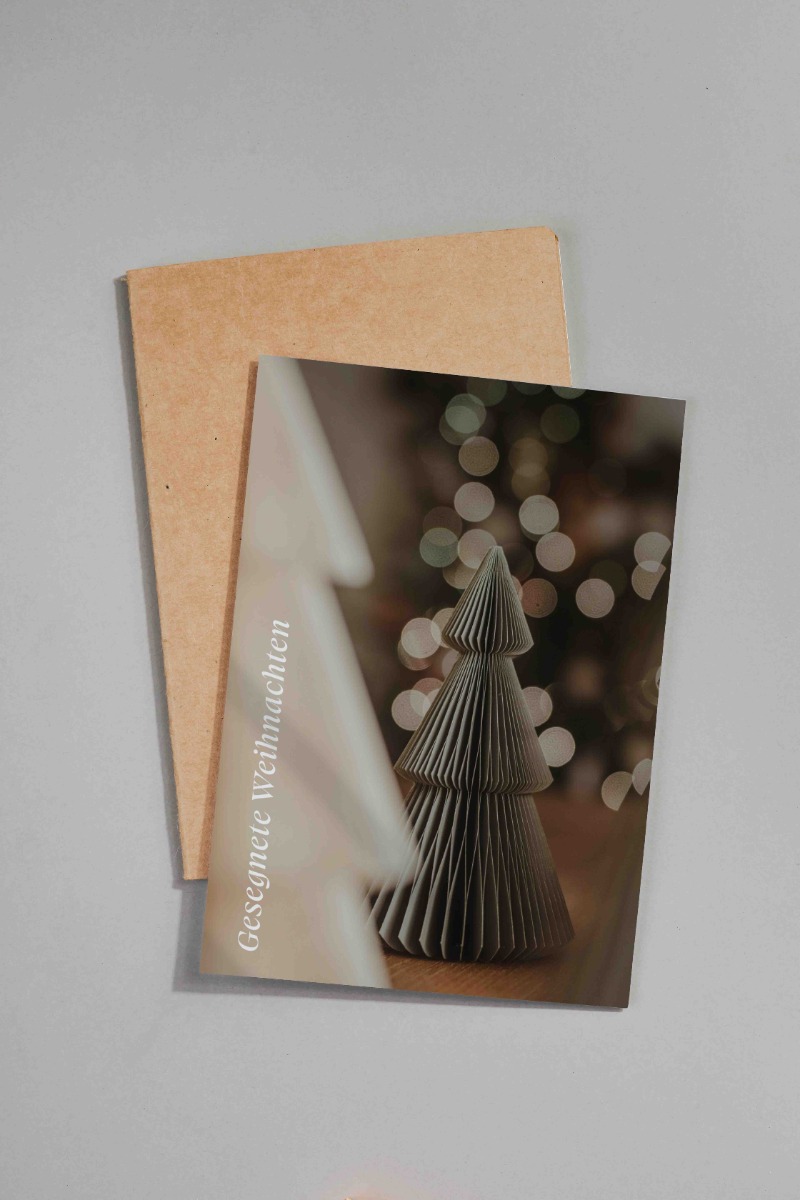 Postkarte - Gesegnete Weihnachten (Einzelkarte)