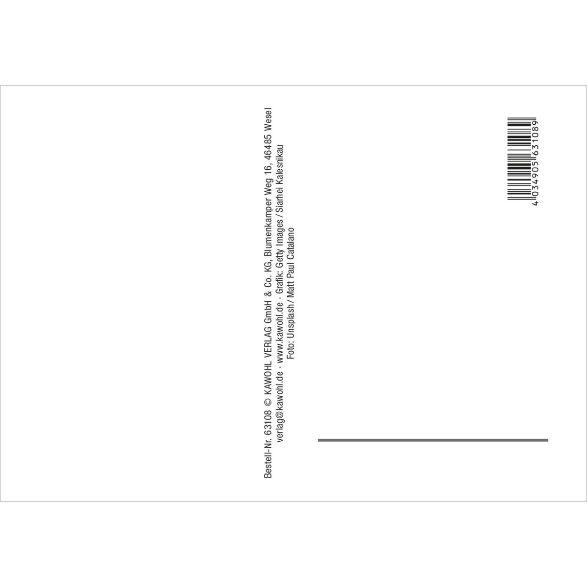 Postkarte 4 Ex.- Ich bin bei dir