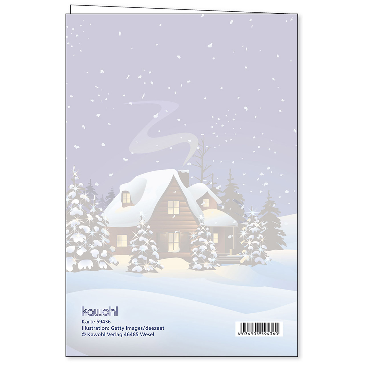 Faltkarte 'Gesegnete Weihnachten' 1x