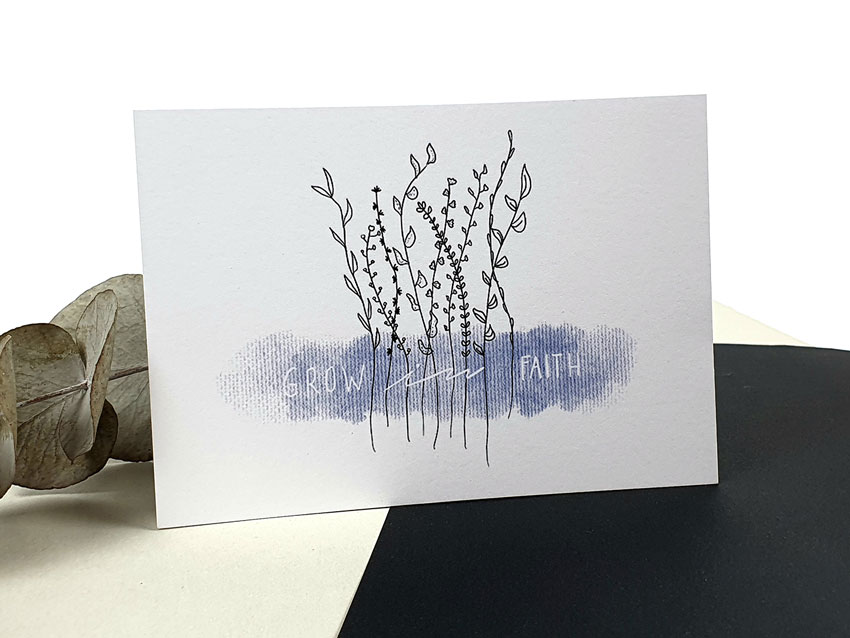 Postkarten 10 Stück - Grow in Faith