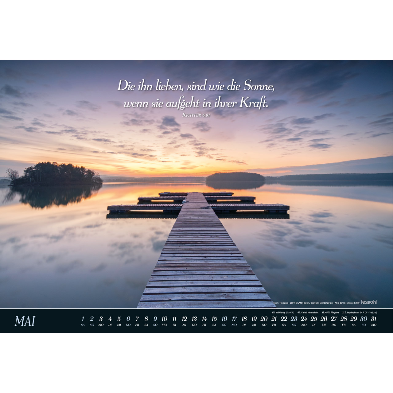 Atem der Unendlichkeit 2027 - Wandkalender Panorama