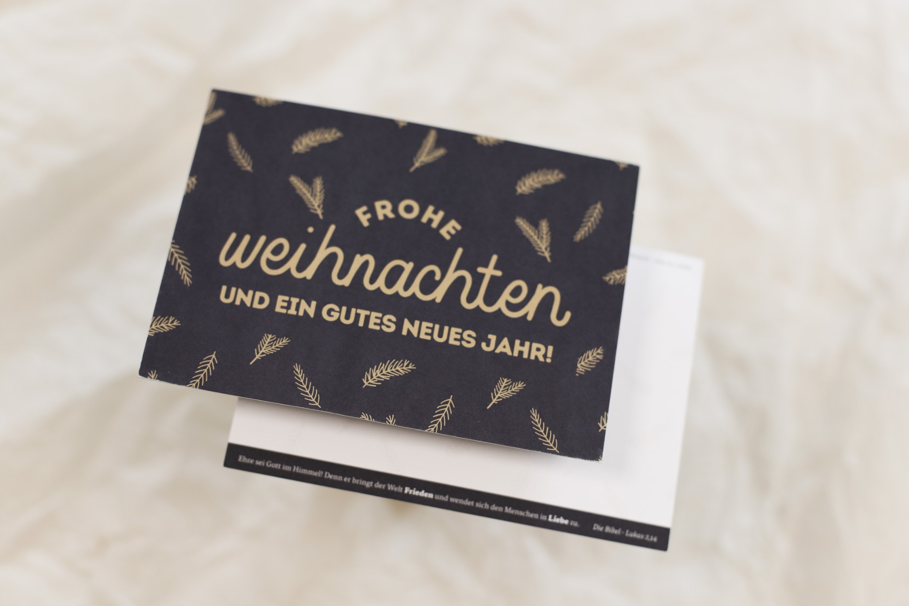 Postkarte - Ehre sei Gott im Himmel (Einzelkarte)