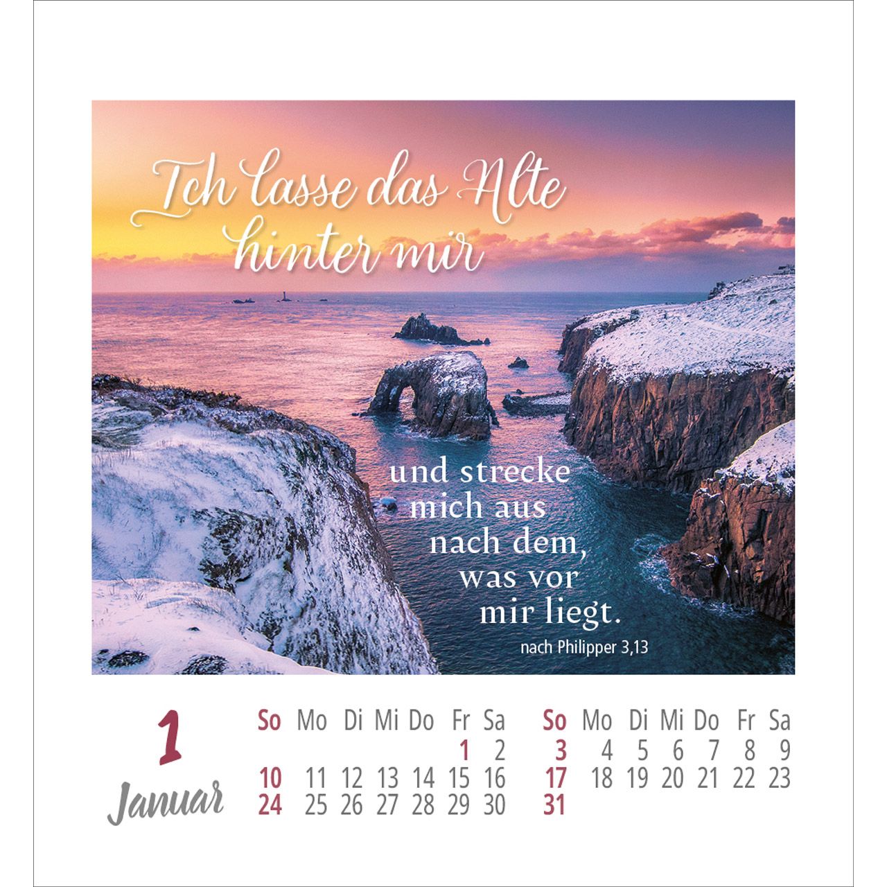 Frei sein & leben 2027 - Aufkleber-Kalender