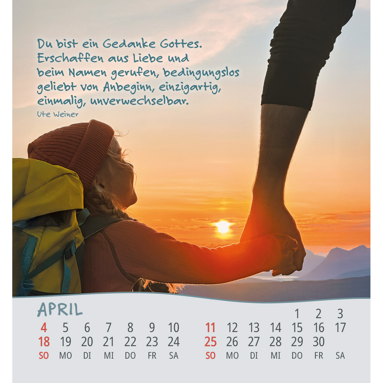 Gott hat alle Kinder lieb 2027 - Aufstellkalender