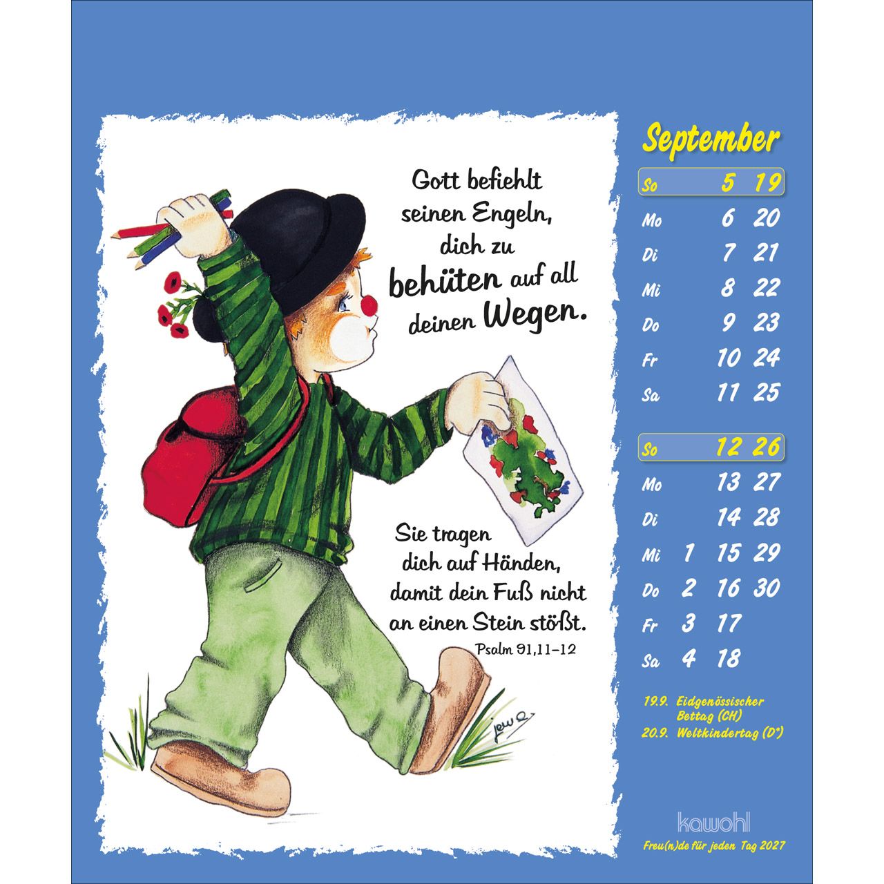 Freunde für jeden Tag 2027 - Postkartenkalender