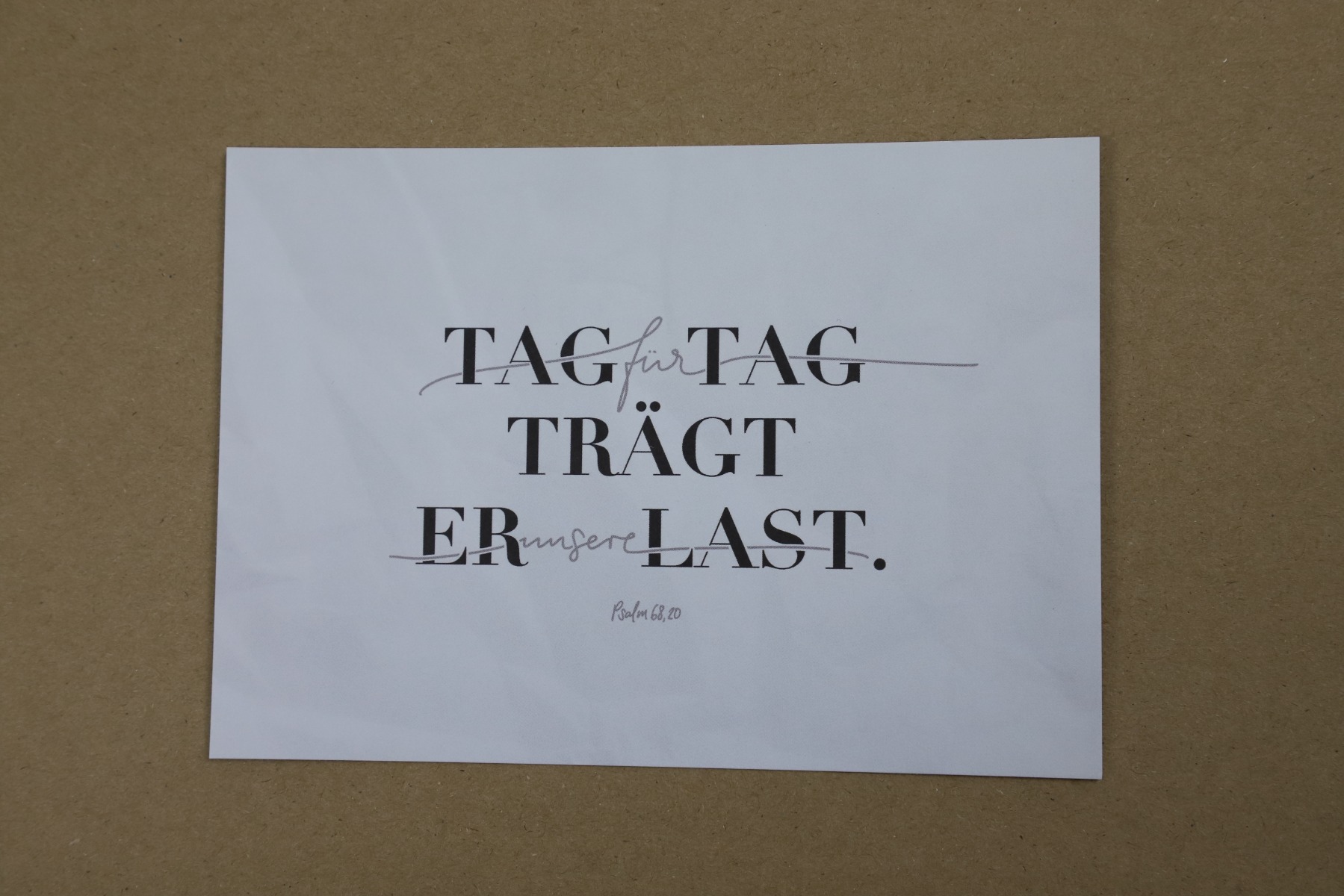 Postkarten 10 Stück - Tag für Tag