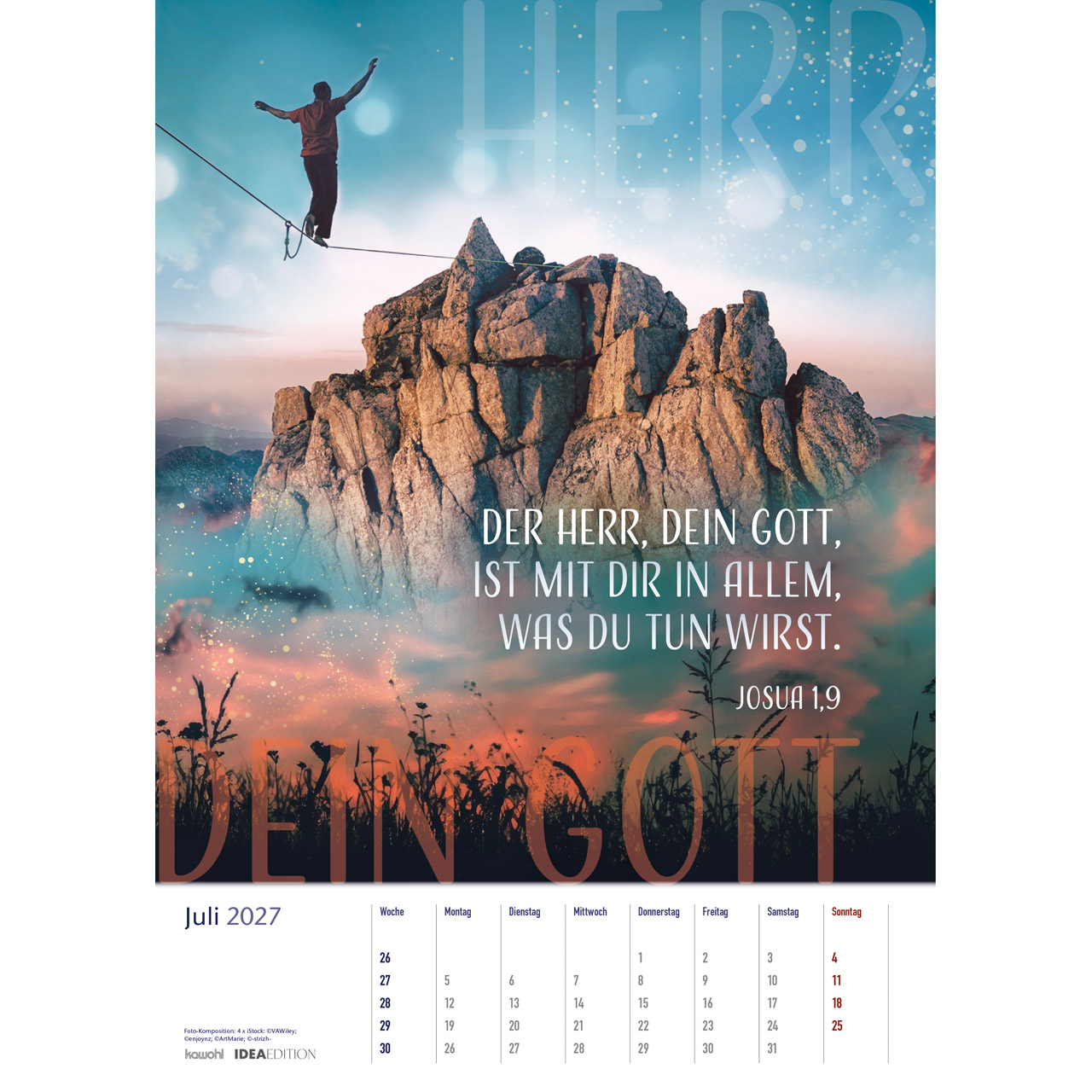 Auf seinem Weg 2027 - Wandkalender IDEA Edition