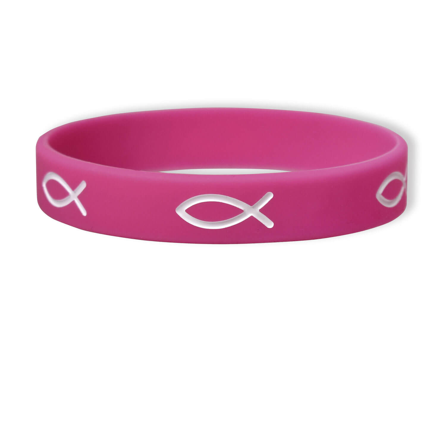 Gummiband Fisch pink