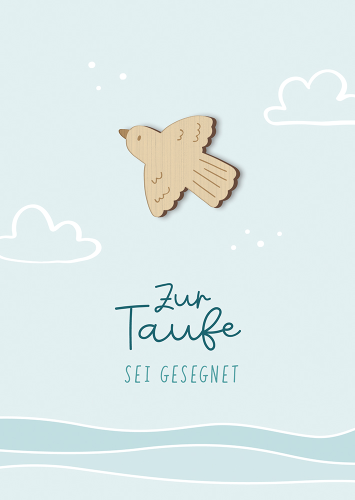 Faltkarte Zur Taufe - Sei gesegnet